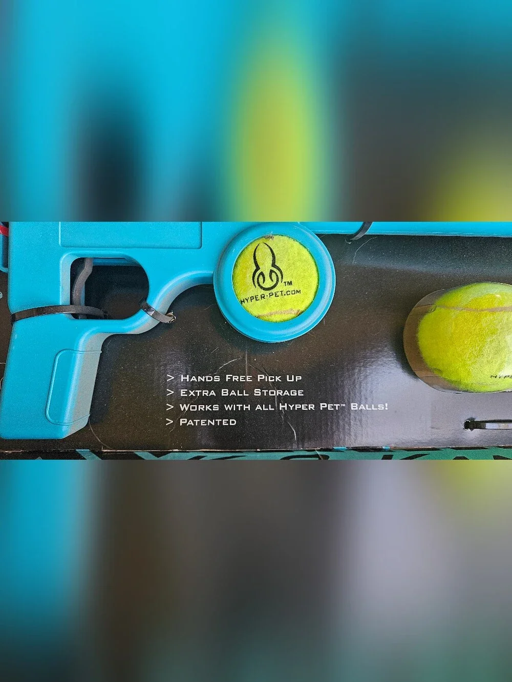 ​NIB Hyper Pet K-9 Kannon Tennis Ball Launcher Dog Toy - Includes 3 Balls